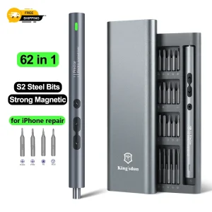 62/6 in 1 Electric Screwdriver Set Precision Handle Portable Power Tool Kits Wir