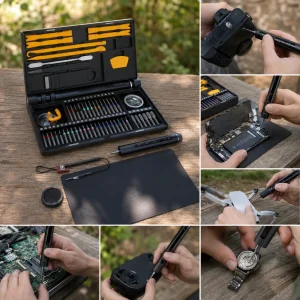 71-in-1 Electric Precision Screwdriver Set LED Repair Tool Kit DIY Camera