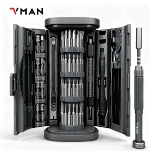 Mini electric Precision Screwdriver Set 72In1 Magnetic Bits Repair Tool Kit UK