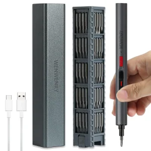Wenwenry Mini Electric Screwdriver Set,Precision Electric Screwdriver，72-in-1